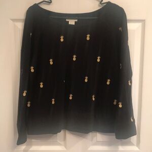 Caribbean Joe sz L pullover crew neck sweatshirt